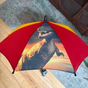 Vintage Dinosaur Carnotaurus Handle Childs Umbrella